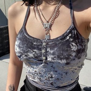 VS Crushed Velvet Tank